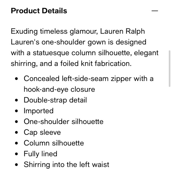 Lauren one shoulder gown - Picture 6 of 6